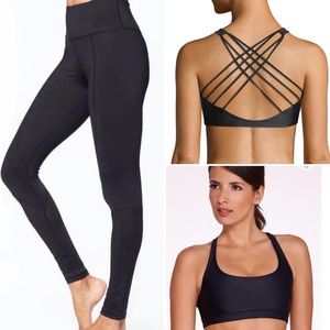 NWT Onzie Chic Black Yoga Bra